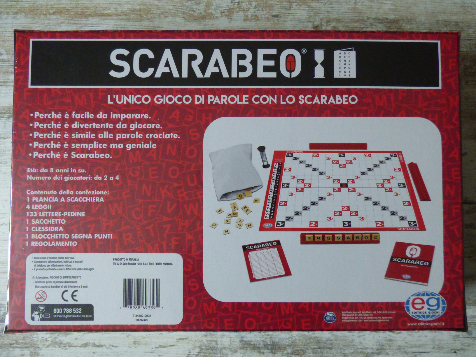 Spin Master Scarabeo Edizione 2023 Gioco da Tavolo Moderno