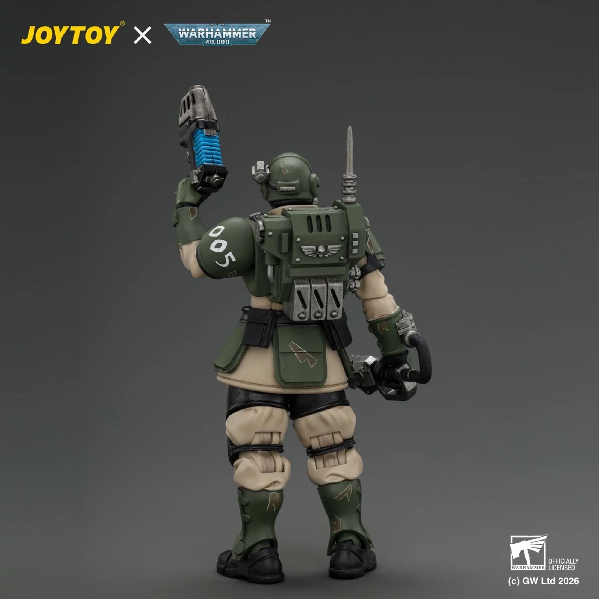 JoyToy Warhammer 40K Kasrkin Astra Militarum action figure