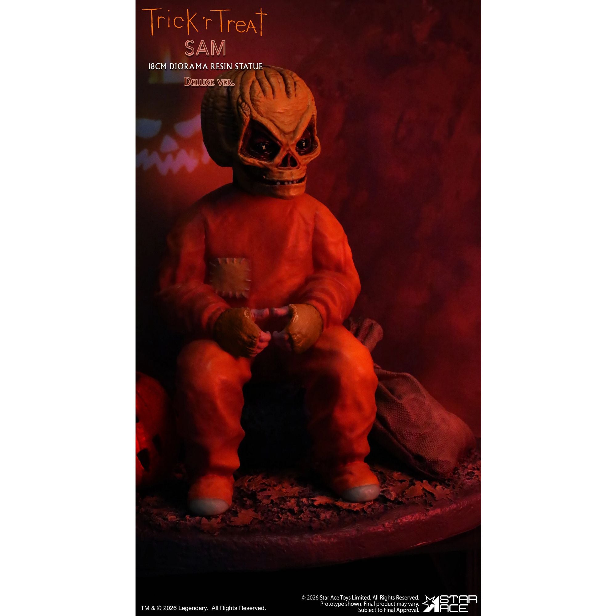 Star Ace Trick'r Treat Sam DX statua resina 18 cm
