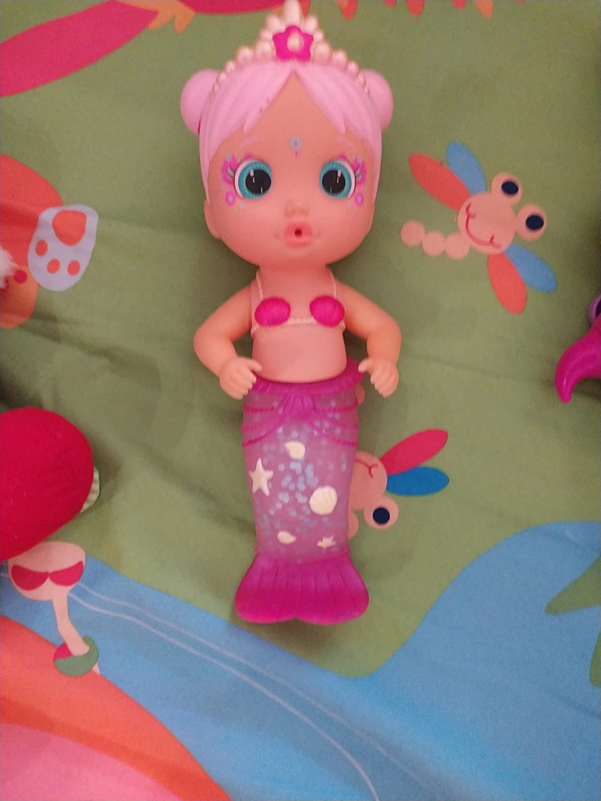 Bloopies Sirenetta Sweety Bambola Bagnetto Coda Cambia Colore