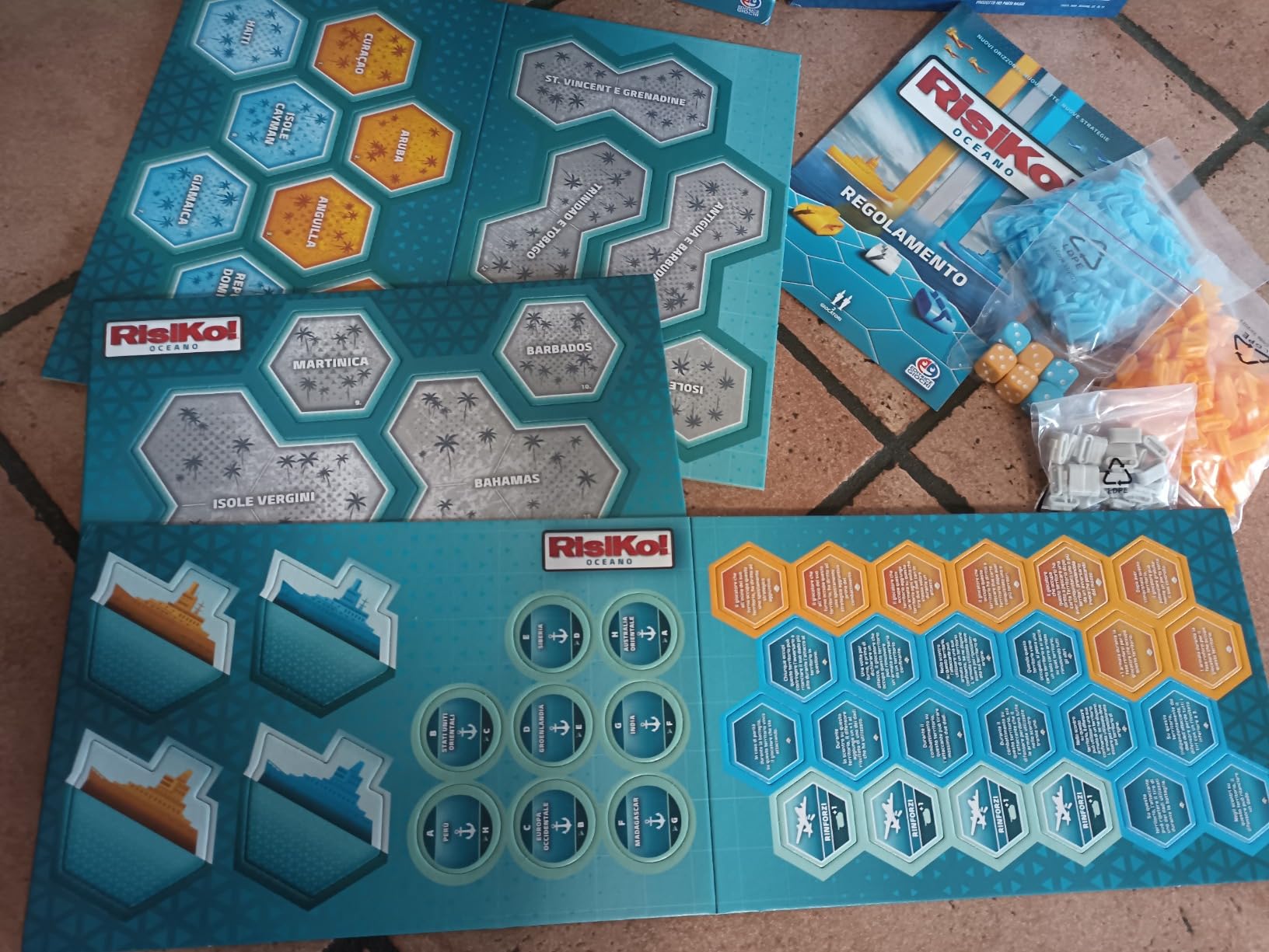 Risiko Oceano gioco da tavolo strategia 2 giocatori 8+
