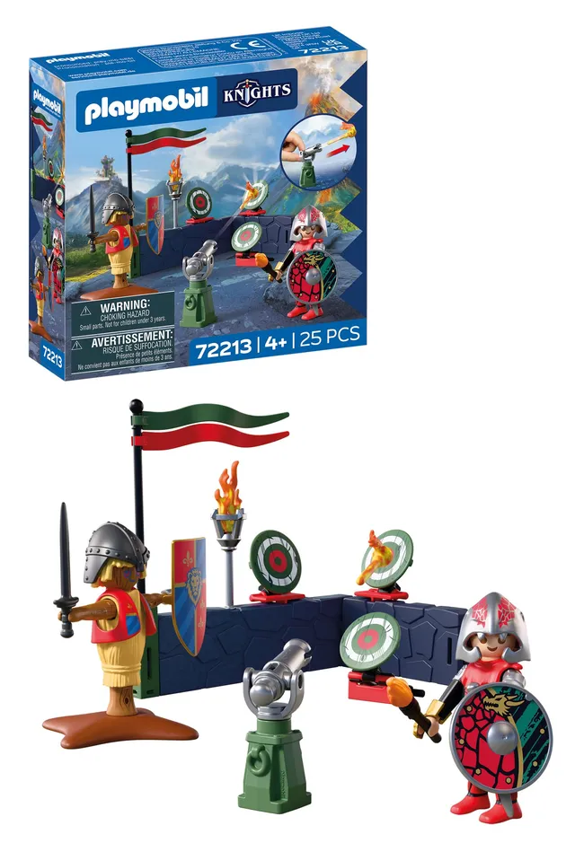 Playmobil Knights 72213 addestramento cavaliere drago cannone