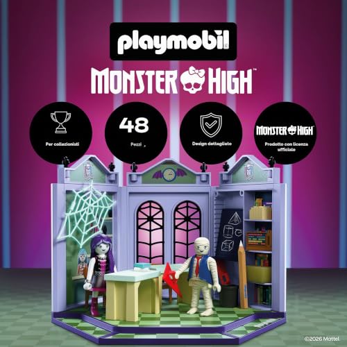 Playmobil Monster High 72145 aula scolastica Spectra