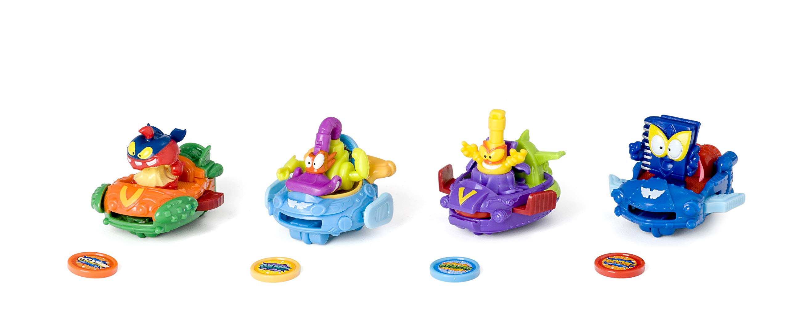 SuperThings Serie 4 display 24 blasterjet veicoli e figure