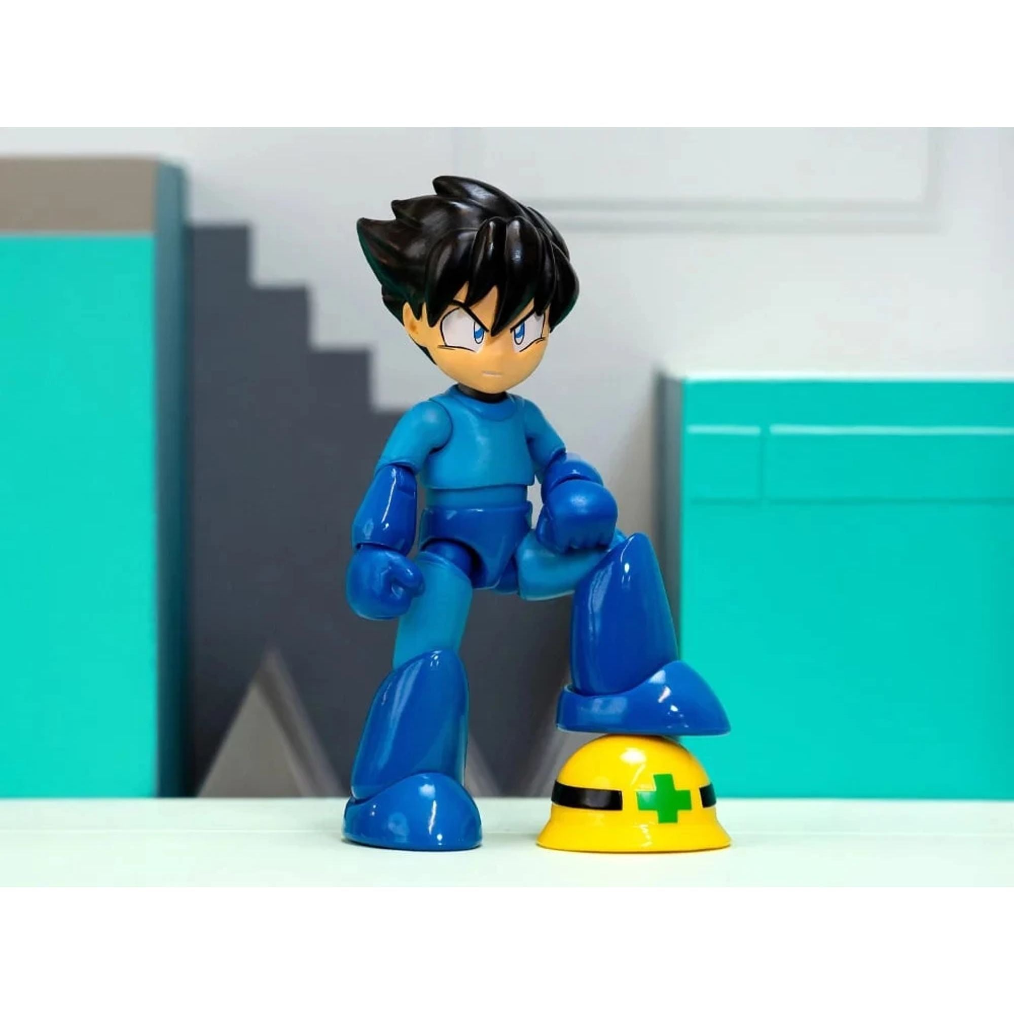 Jada Mega Man senza casco action figure 1/12 5 pollici