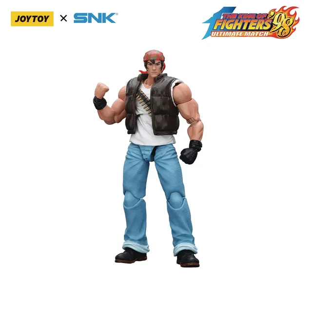 JoyToy SNK KOF 98UM Ralf Jones action figure 1/18 Ikari Warriors