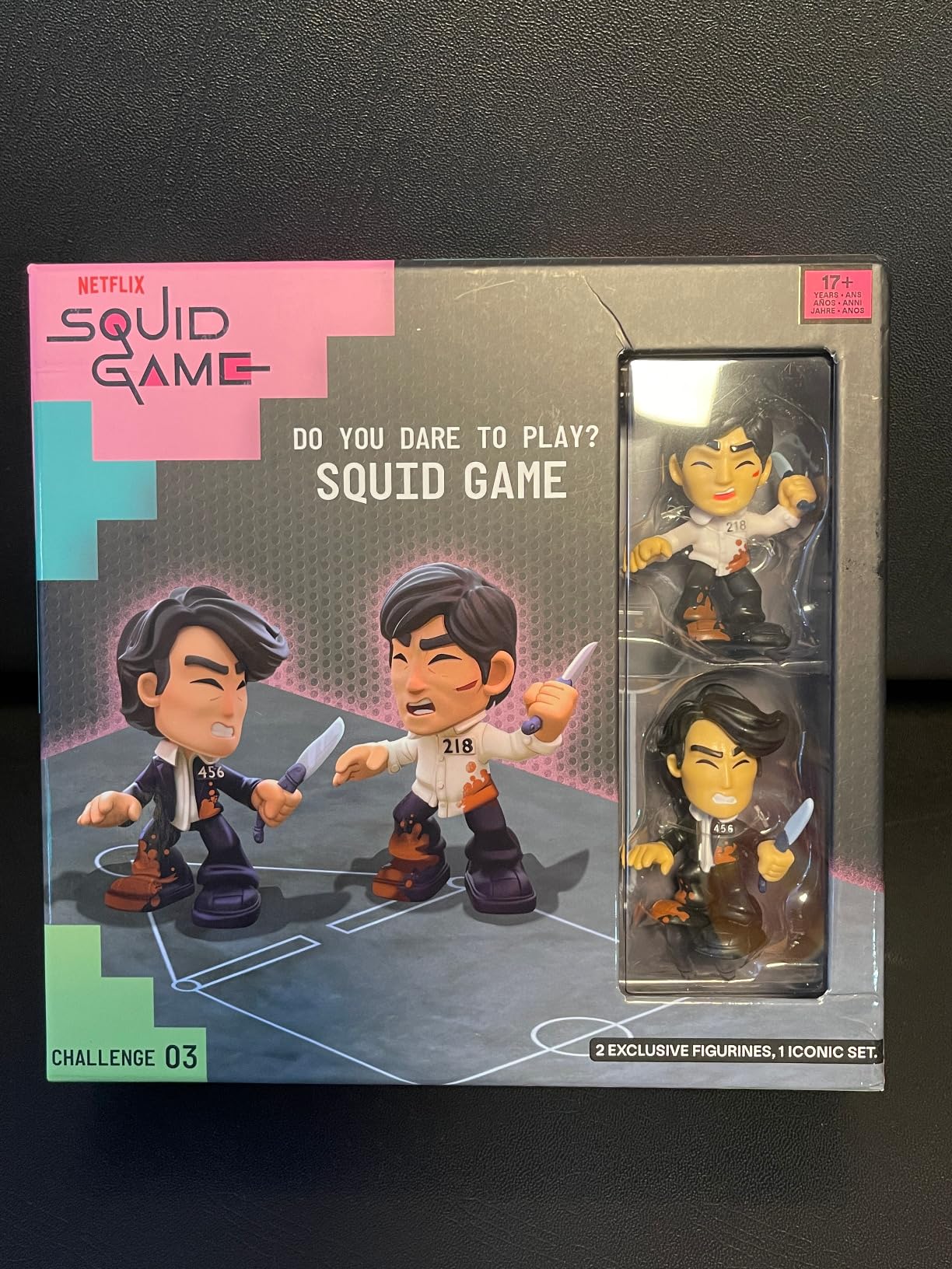 IMC Toys Squid Game Sfida Finale gioco da tavolo adulti 17+ con figure