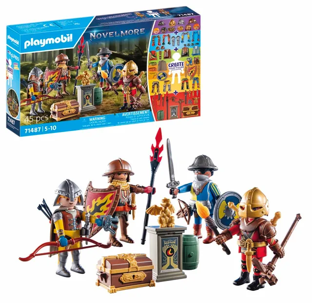 Playmobil Novelmore 71487 playset Cavalieri 45 pezzi