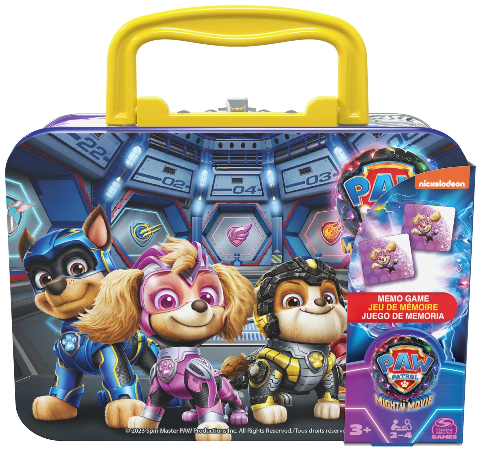 Spin Master Kids Games Paw Movie 2 memory mini tin