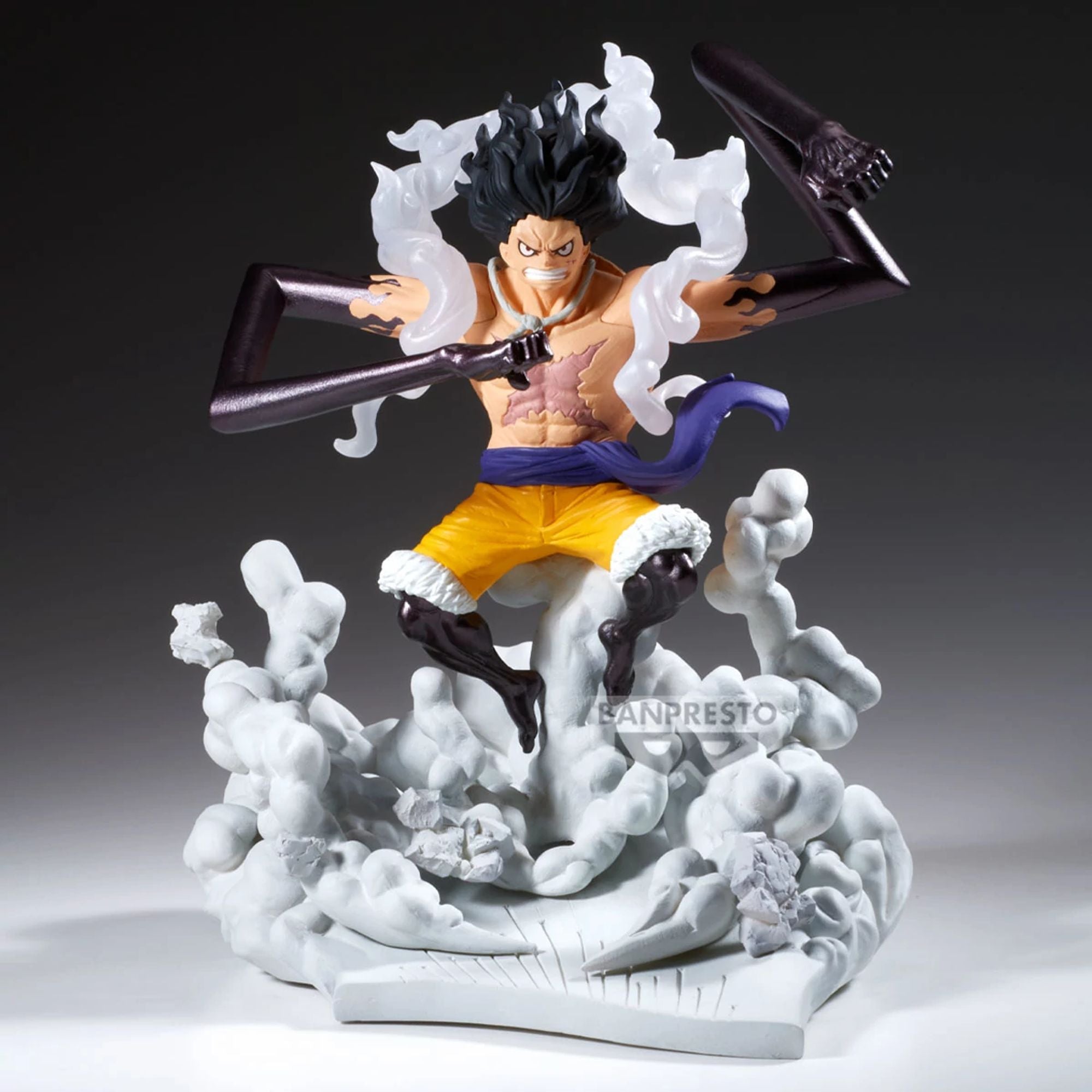 Banpresto One Piece Senkozekkei Luffy Gear 5 statua 19 cm