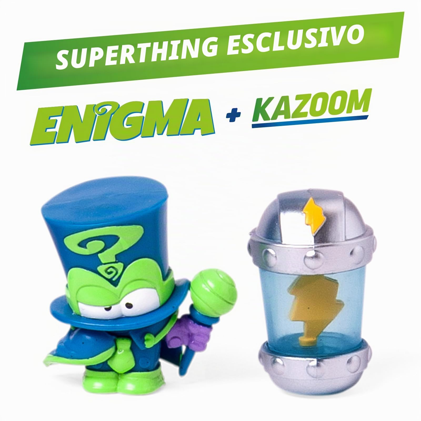 Superthings Guardians of Kazoom Power base Enigma playset con 2 figure