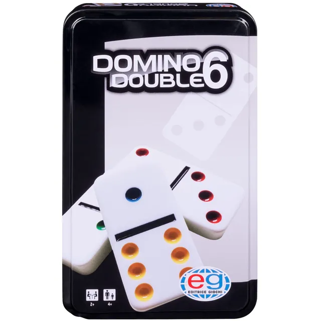 Spin Master Classic Games Domino Viaggio scatola metallo