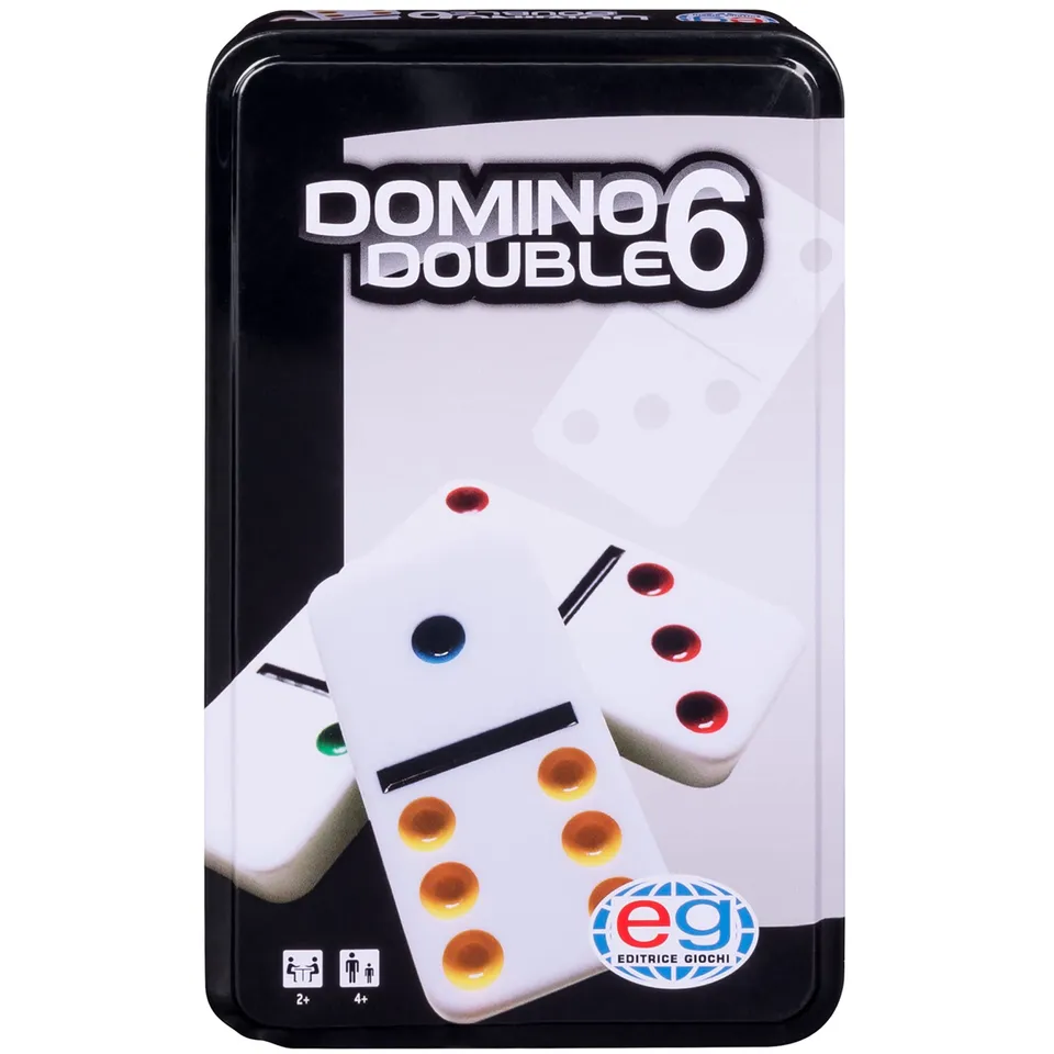 Spin Master Classic Games Domino Viaggio scatola metallo