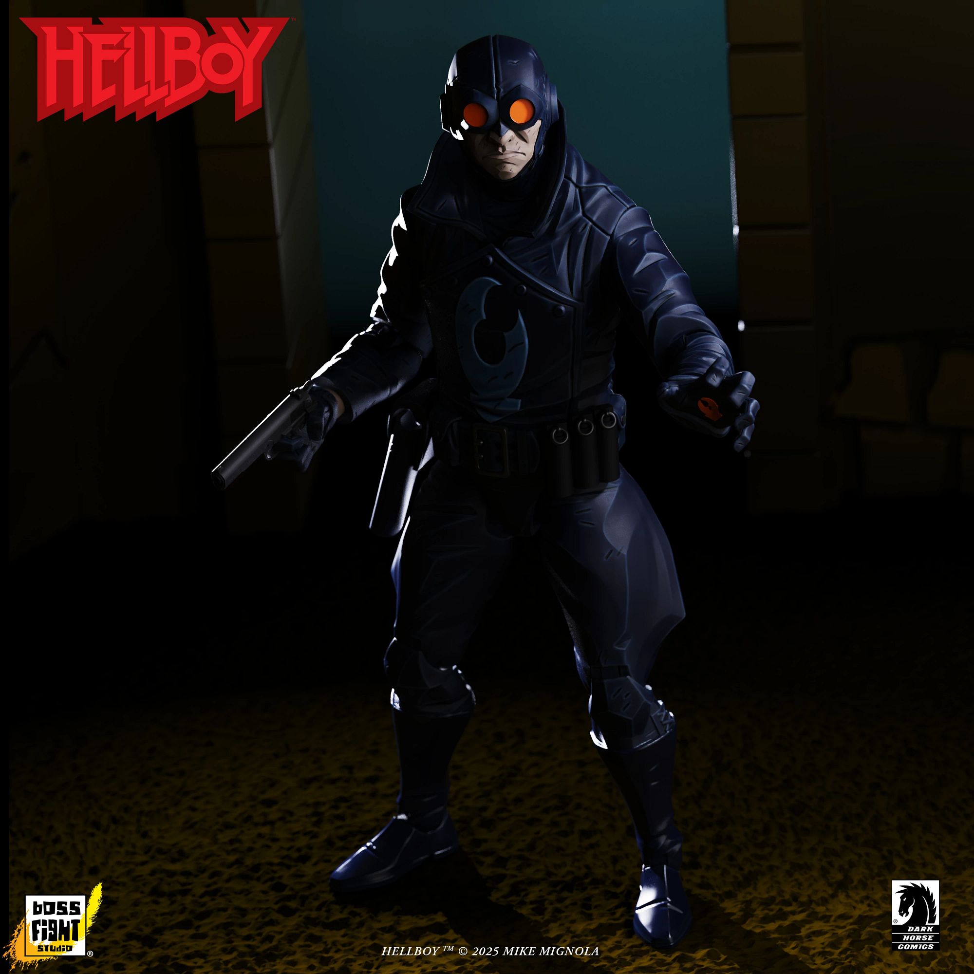 Boss Fight Studio Hellboy Lobster Johnson action figure