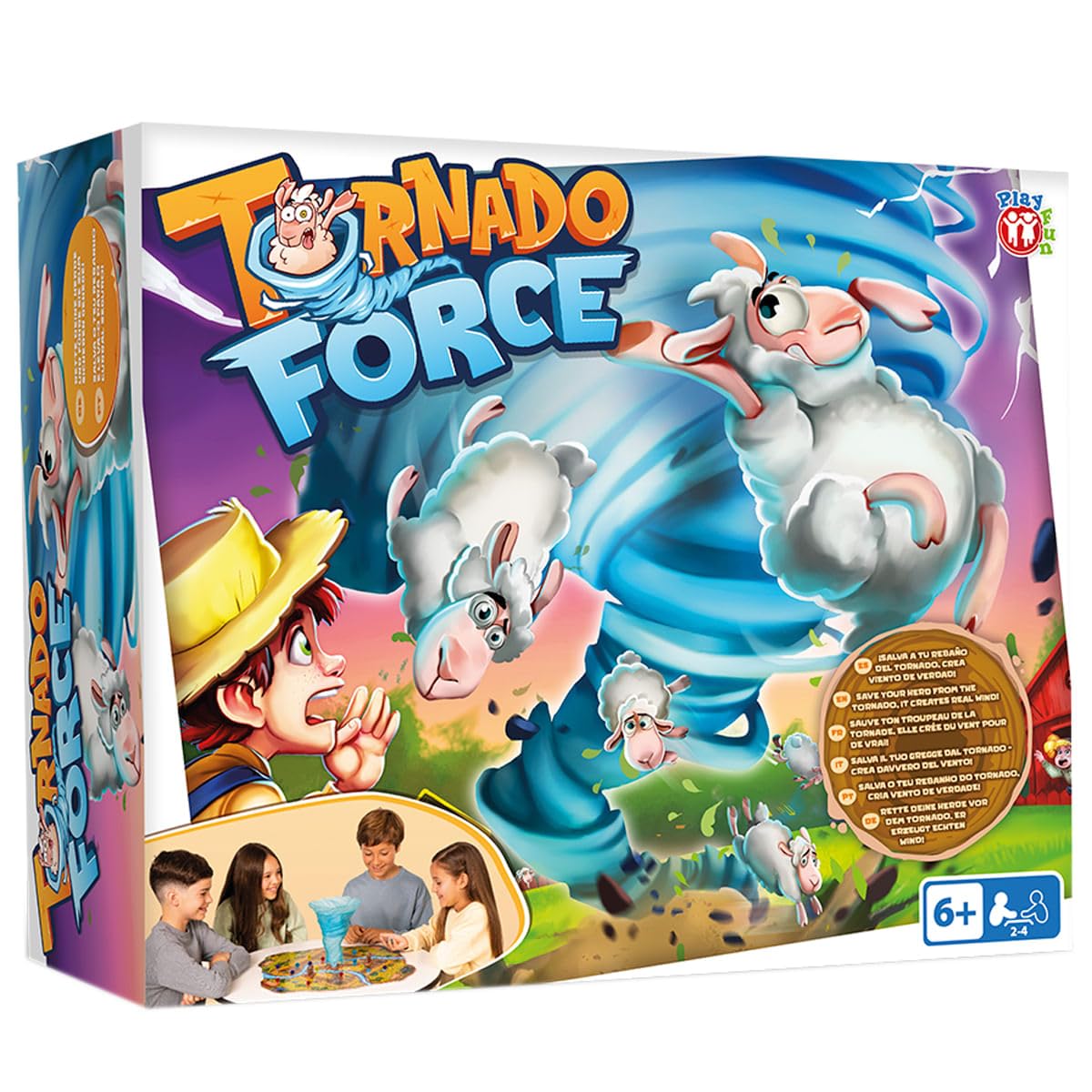 Play Fun Tornado Force IMC Toys gioco tavolo strategico pecore