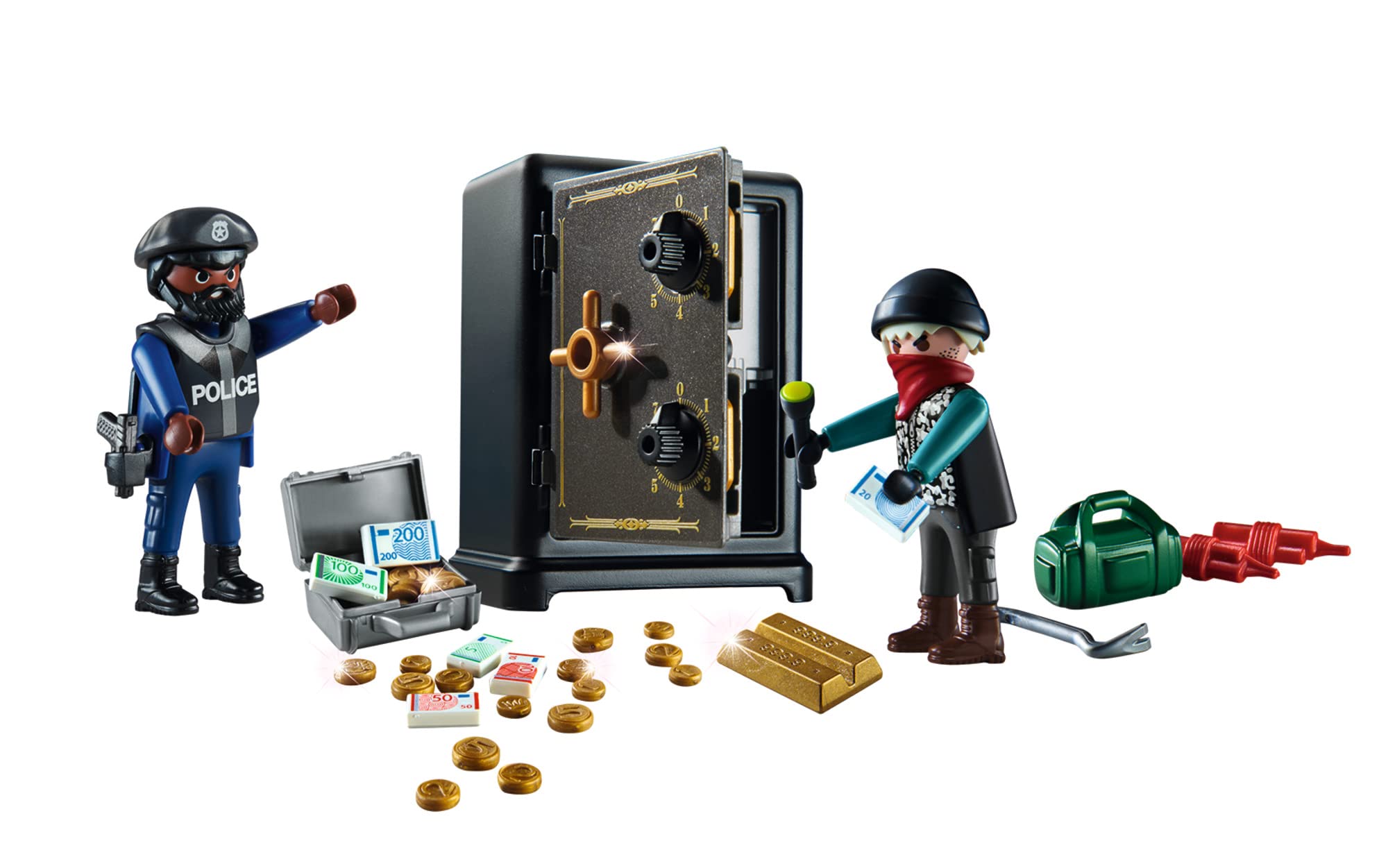 Playmobil 70908 Starter Pack Ladro Cassaforte 53 pezzi