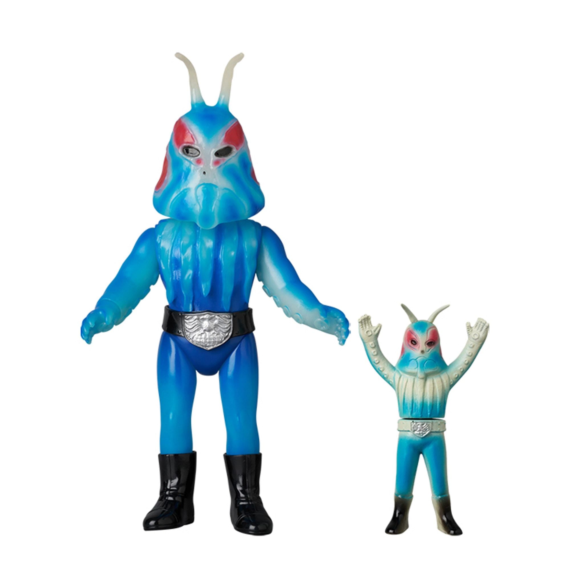 Medicom Kuragedaru & Mini sofubi vinile Glow Super Sentai