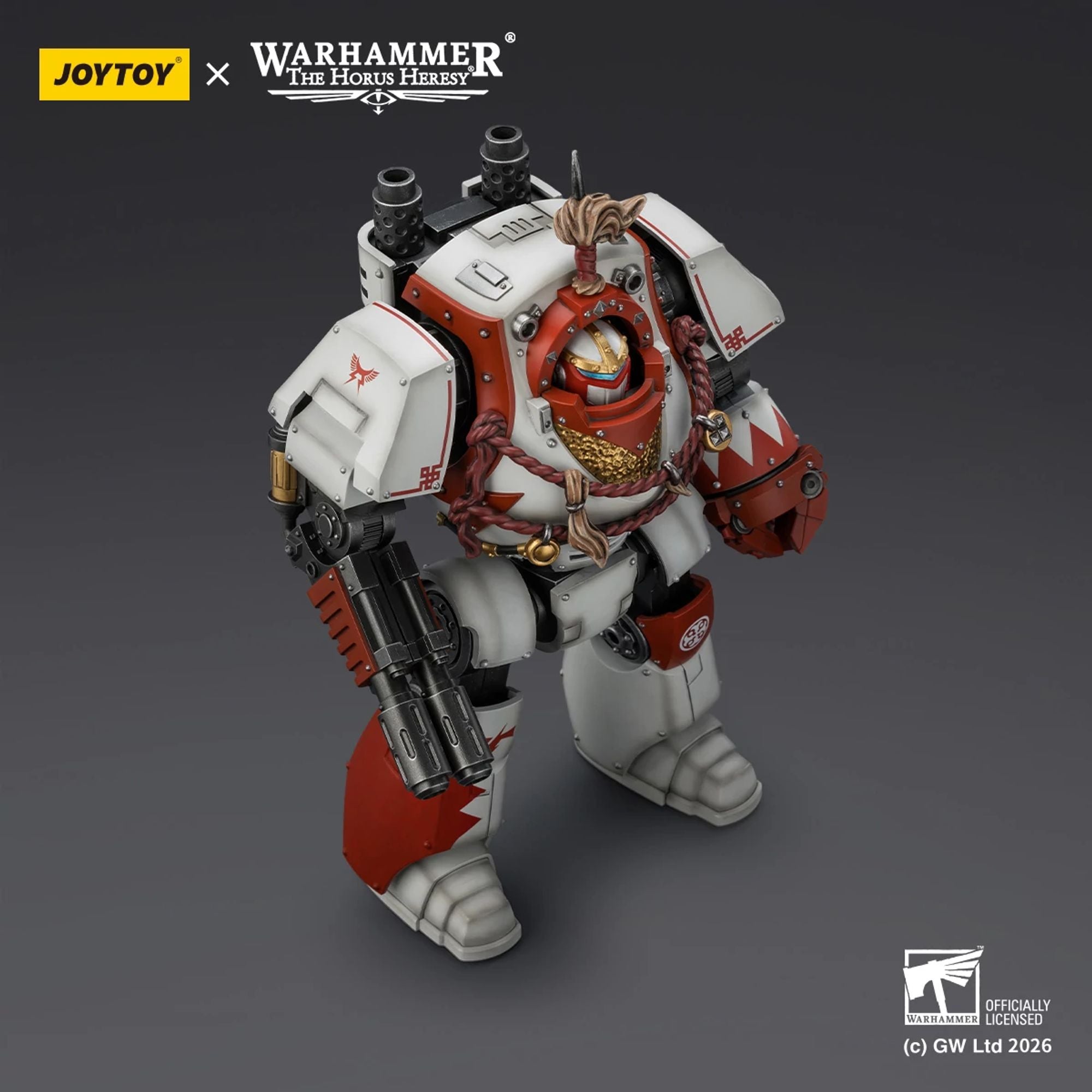 JoyToy White Scars Dreadnought Contemptor action figure 26cm