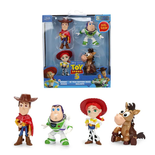 Jada Toy Story 5 Metalfig Figure 2,5" Pack 4pz Woody