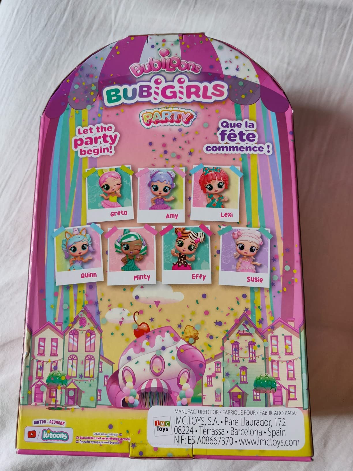 IMC Toys Bubiloons Bubigirls Greta bambola palloncini