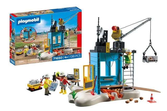 PLAYMOBIL Action Heroes 71650 cantiere edile 138 pezzi