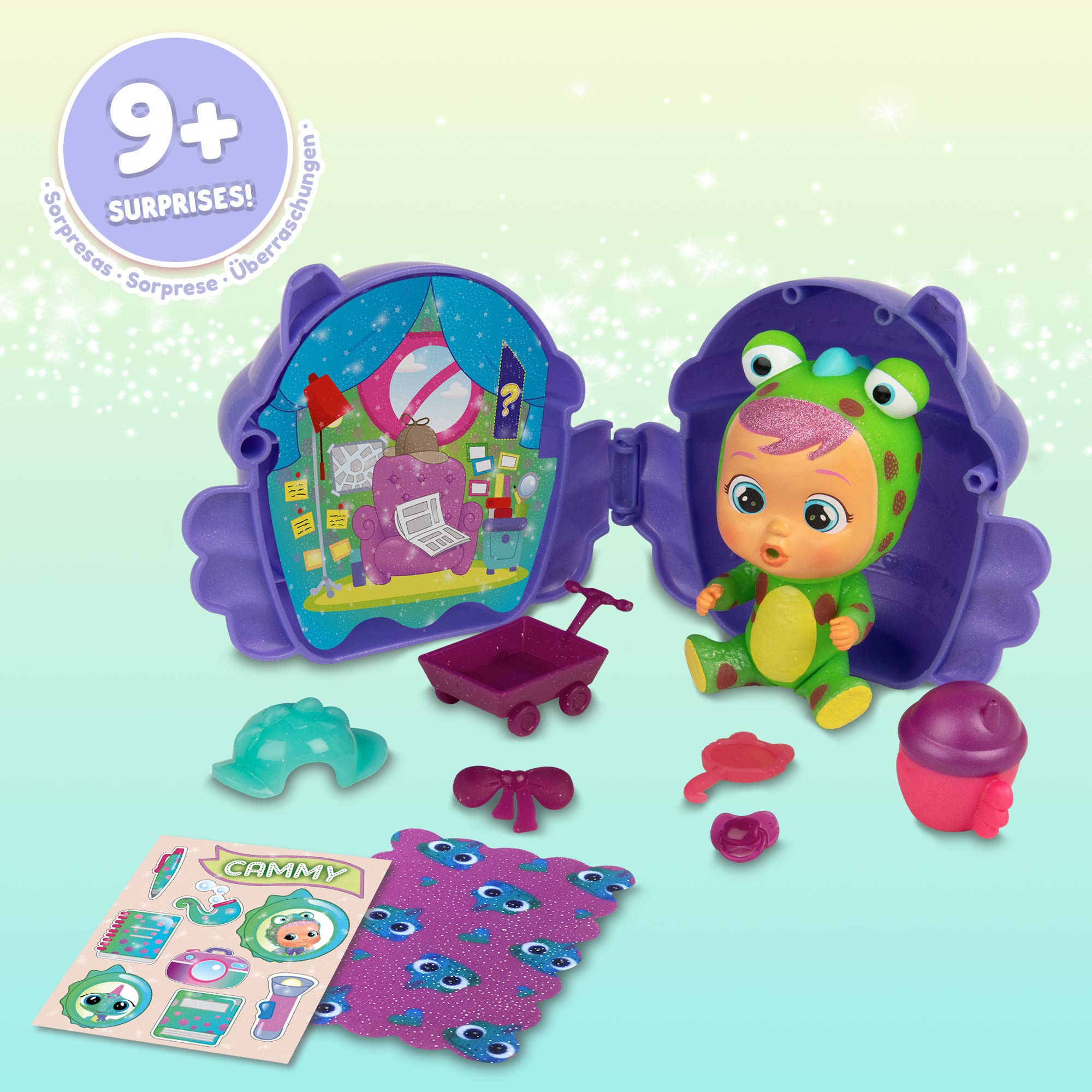 Cry Babies Magic Tears Casetta Alata Mini Bambola Glitter