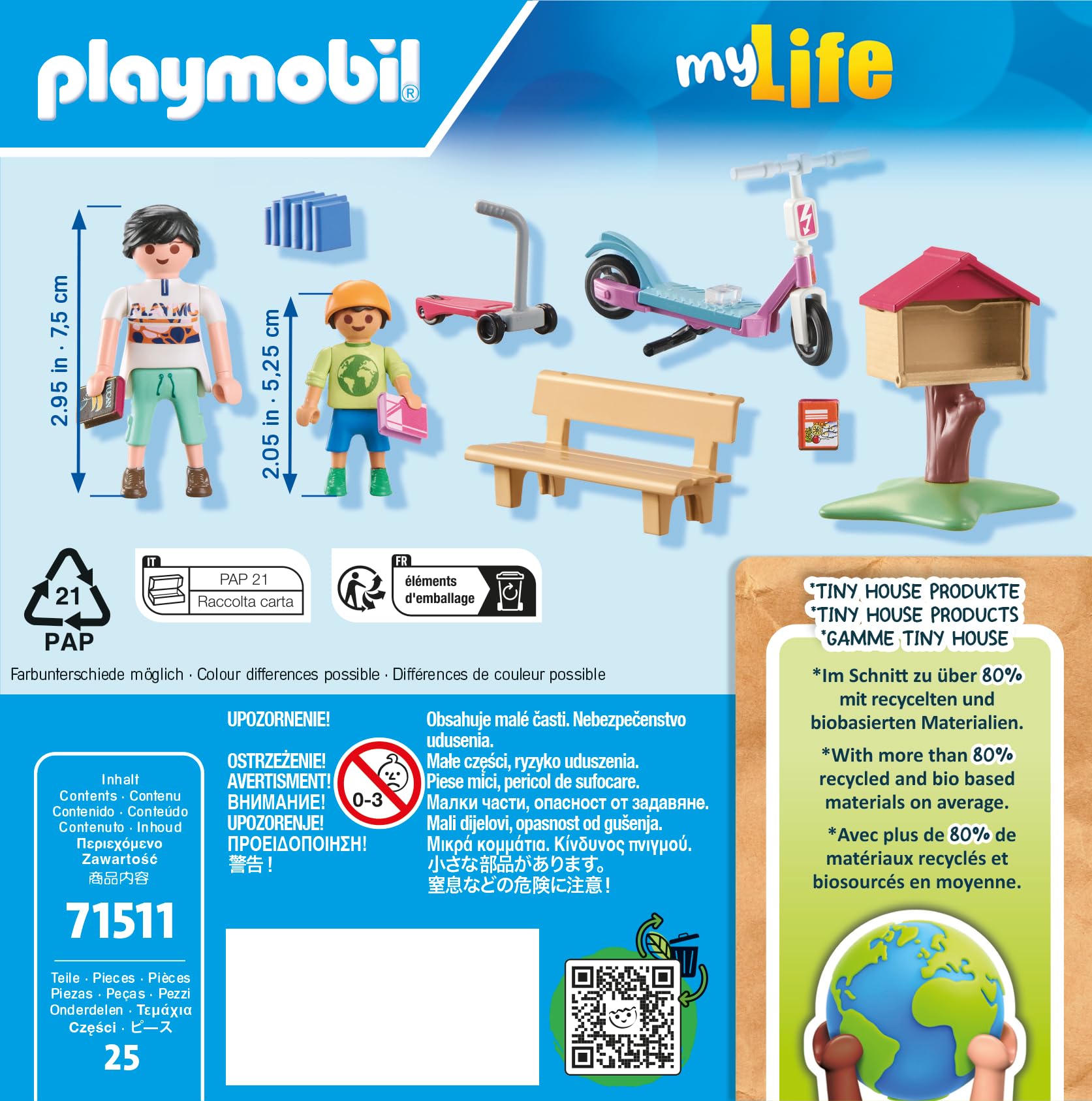 Playmobil My Life 71511 playset Book Sharing 25 pezzi