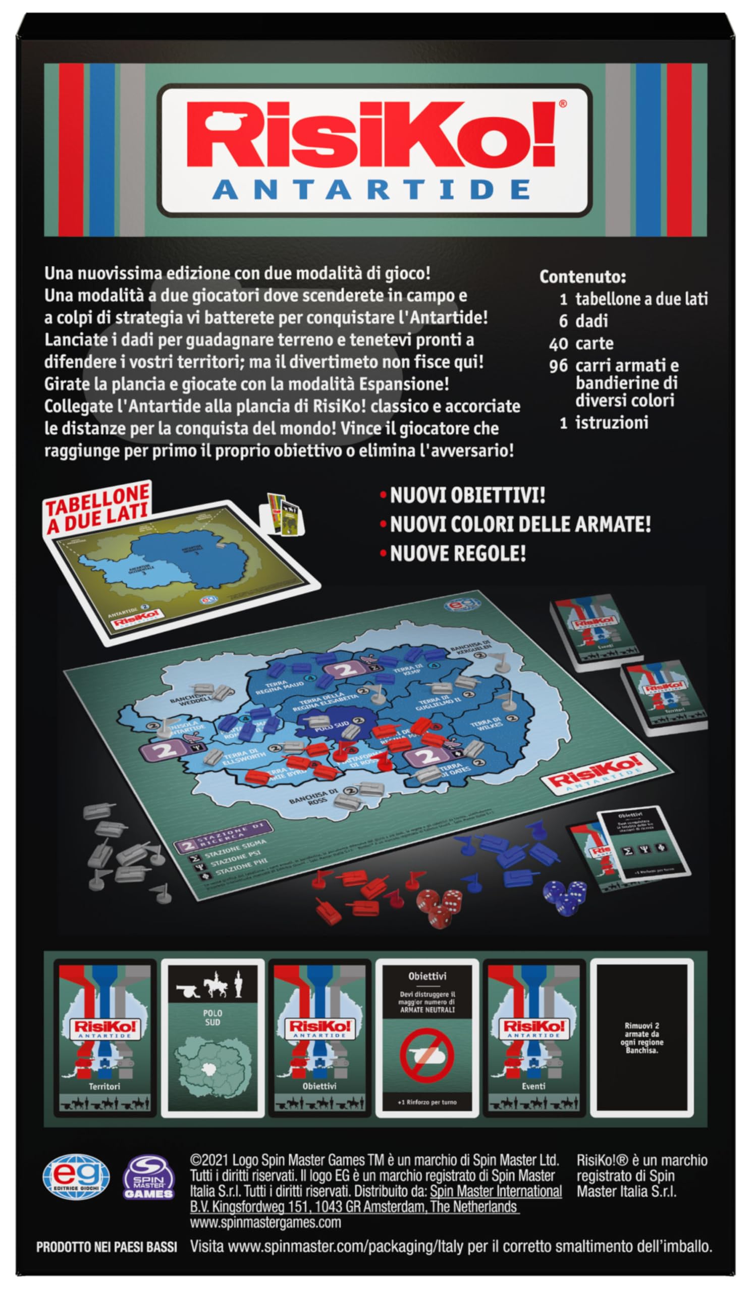 Risiko Antartide gioco tavolo strategia 2 giocatori 8+ anni