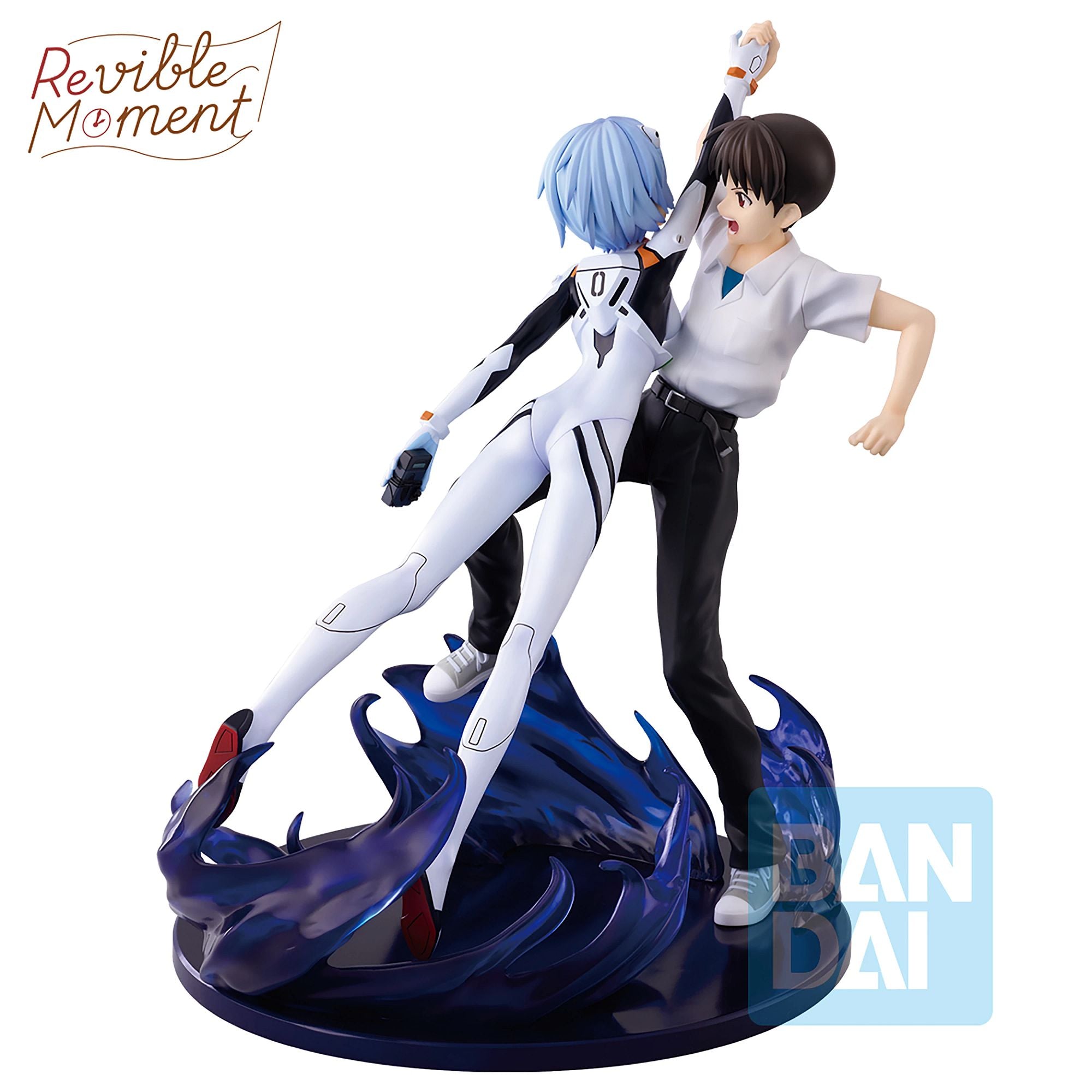 Bandai Spirits Evangelion Shinji Ayanami statua Revible Moment