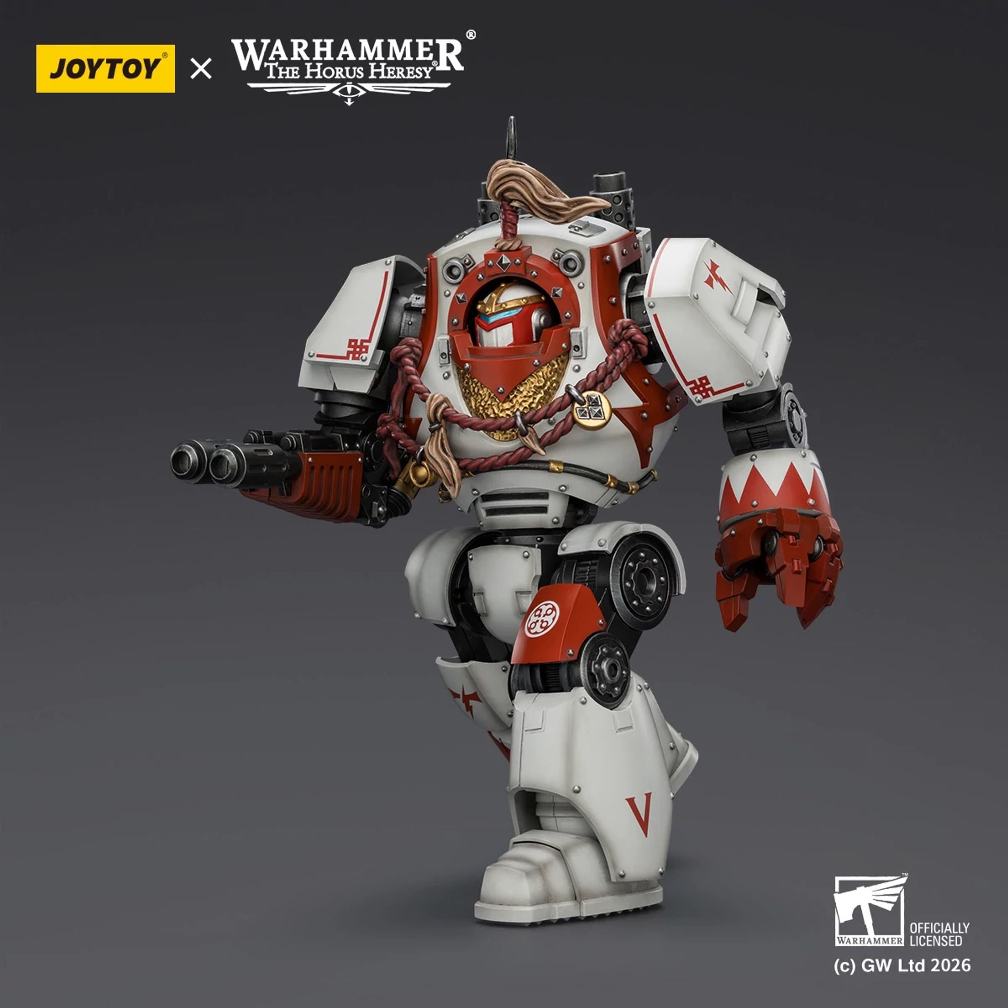 JoyToy White Scars Dreadnought Contemptor action figure 26cm