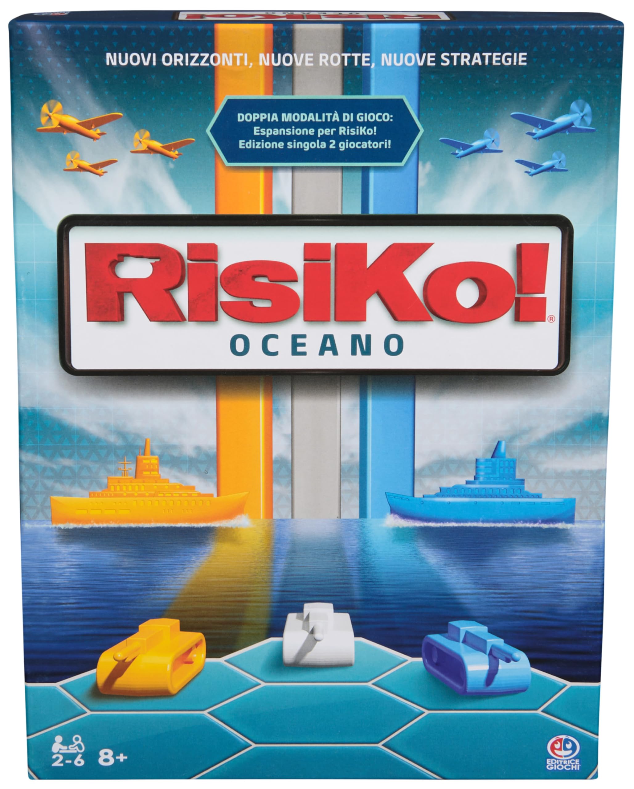 Risiko Oceano gioco da tavolo strategia 2 giocatori 8+