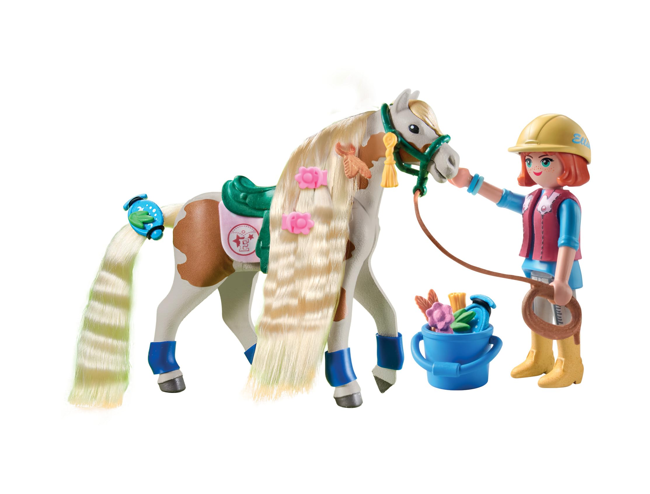 Playmobil Horses 71639 Ellie con Cavallo Pinto 33 Pezzi