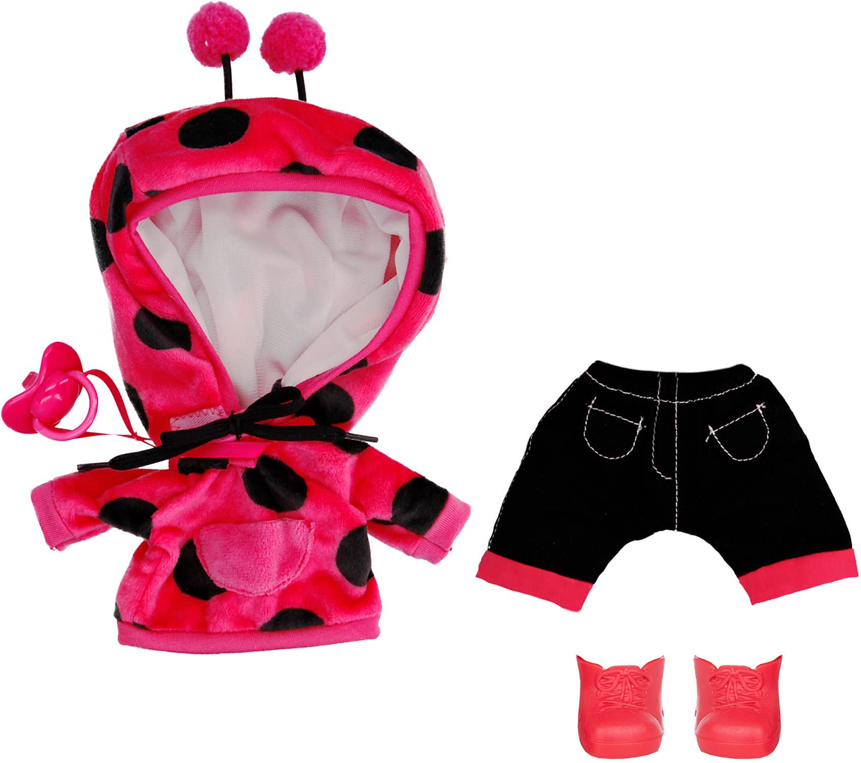 Imc Toys Cry Babies Dressy Lady bambola coccinella capelli rosa