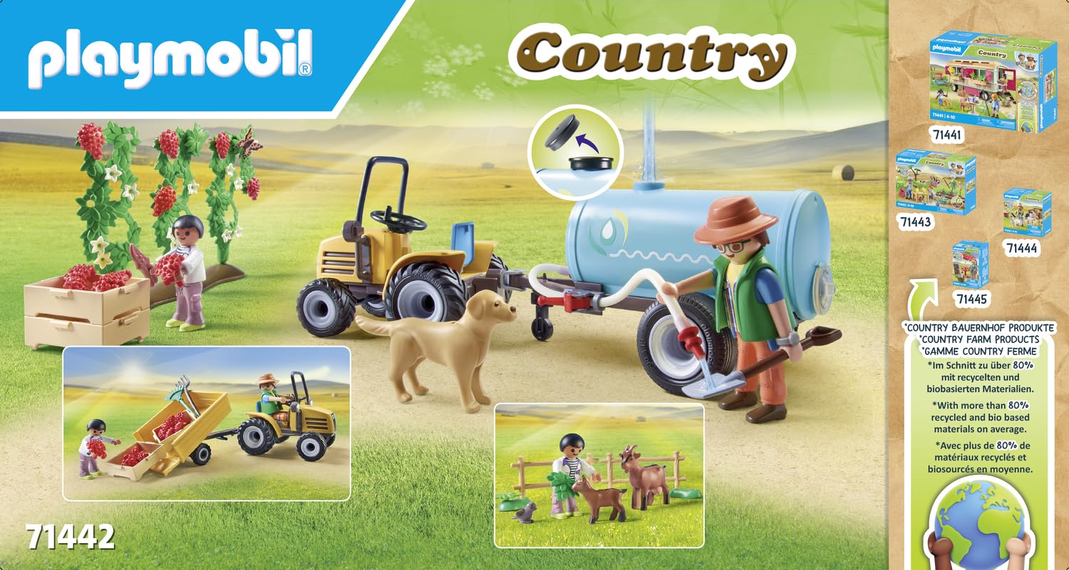 Playmobil Country 71442 Trattore con Rimorchio Playset 117 Pezzi