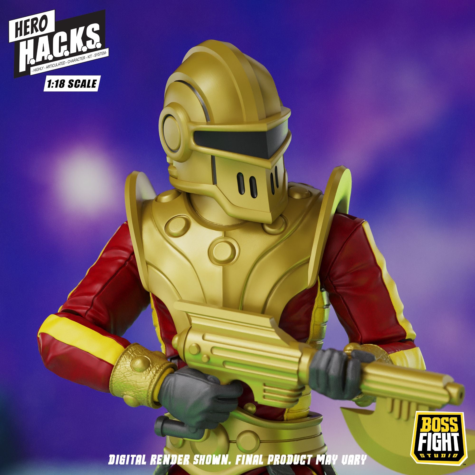 Boss Fight Studio Hero HACKS Stellar Guard action figure 10 cm