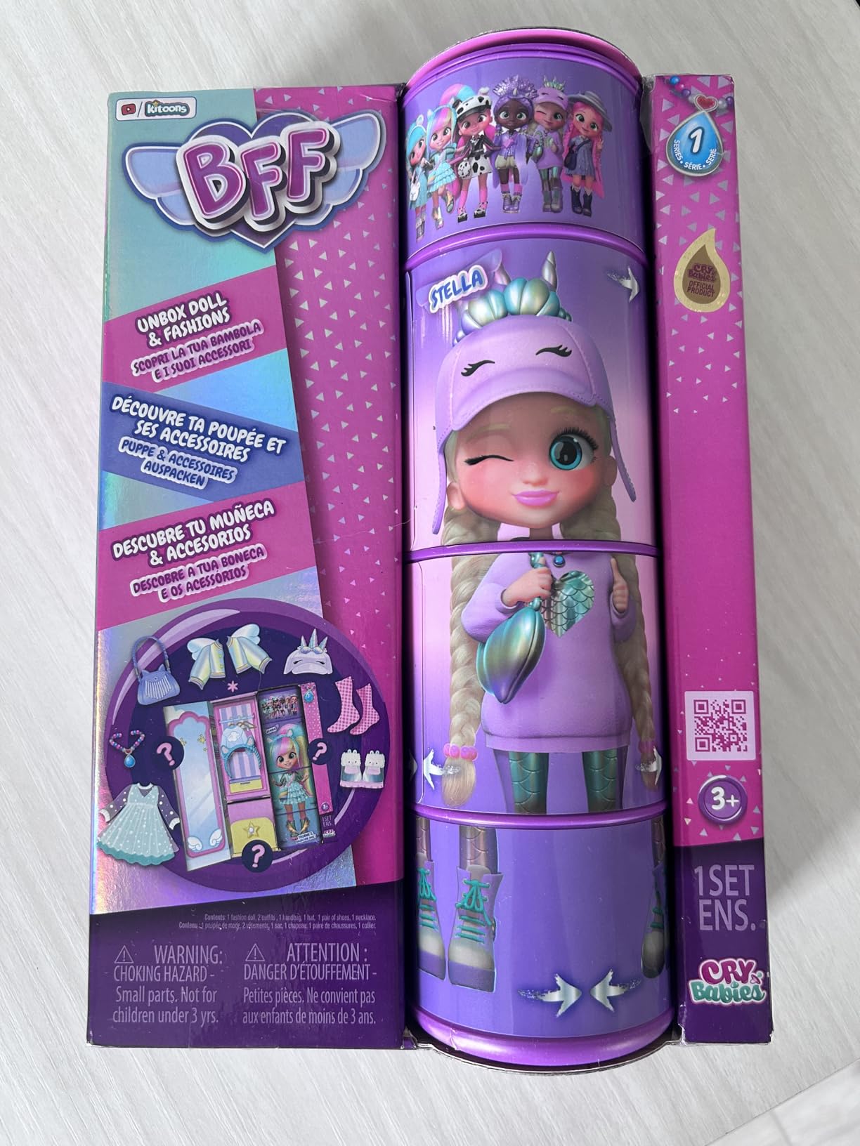 BFF by Cry Babies Stella bambola fashion capelli lunghi