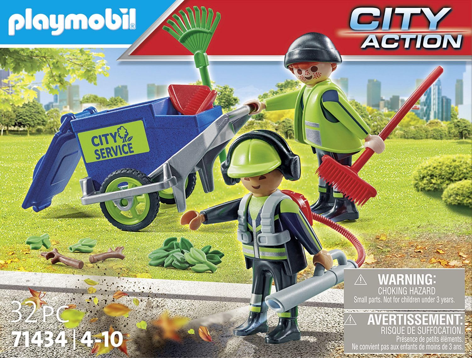 Playmobil City Action 71434 Squadra di Pulizia 32 Pezzi