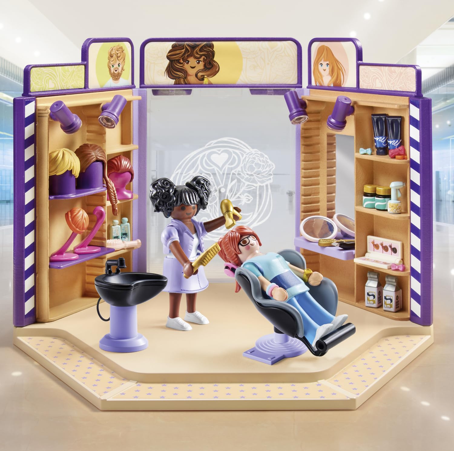 PLAYMOBIL myLife 71535 Parrucchiera playset 80 pezzi