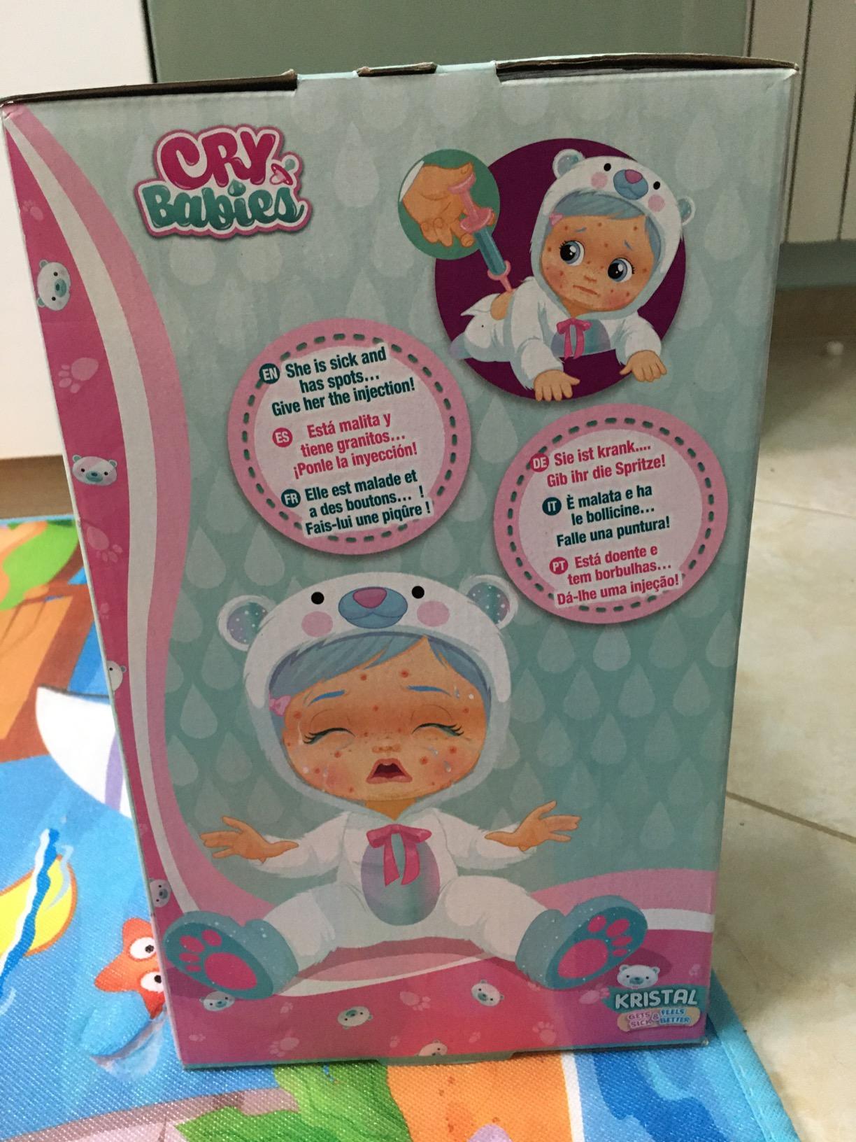 Cry Babies Magic Tears Kristal Malatina bambola interattiva