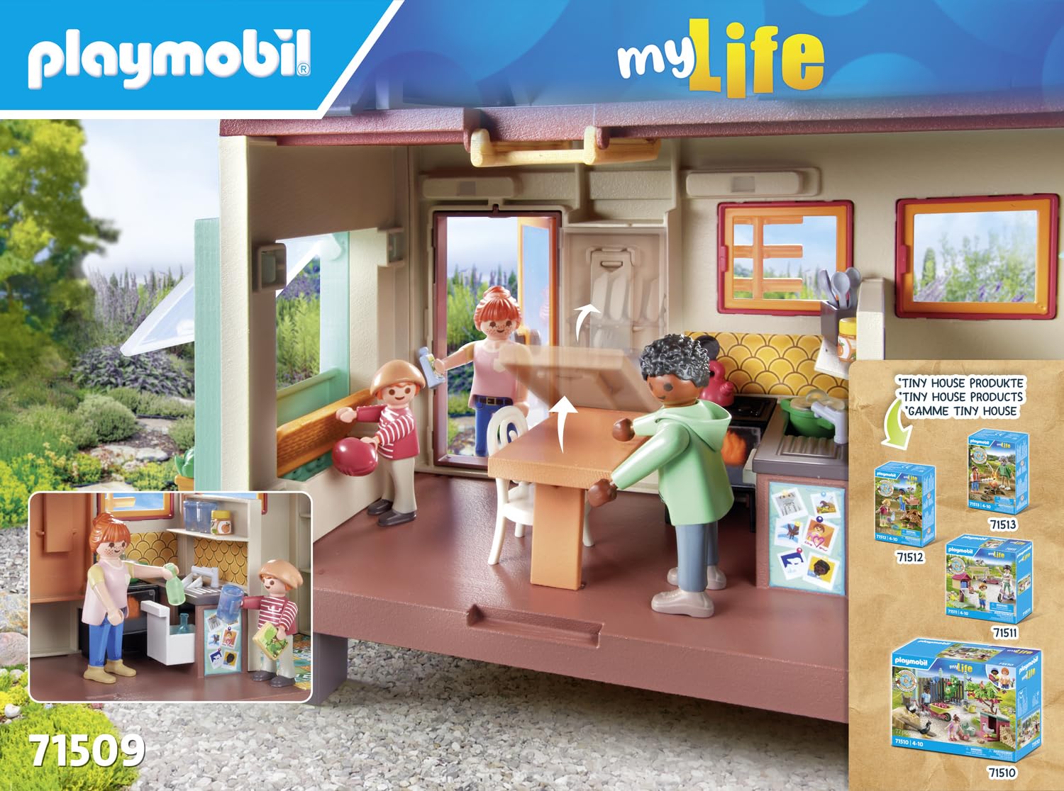PLAYMOBIL My Life 71509 tiny house casa ecologica 160 pezzi