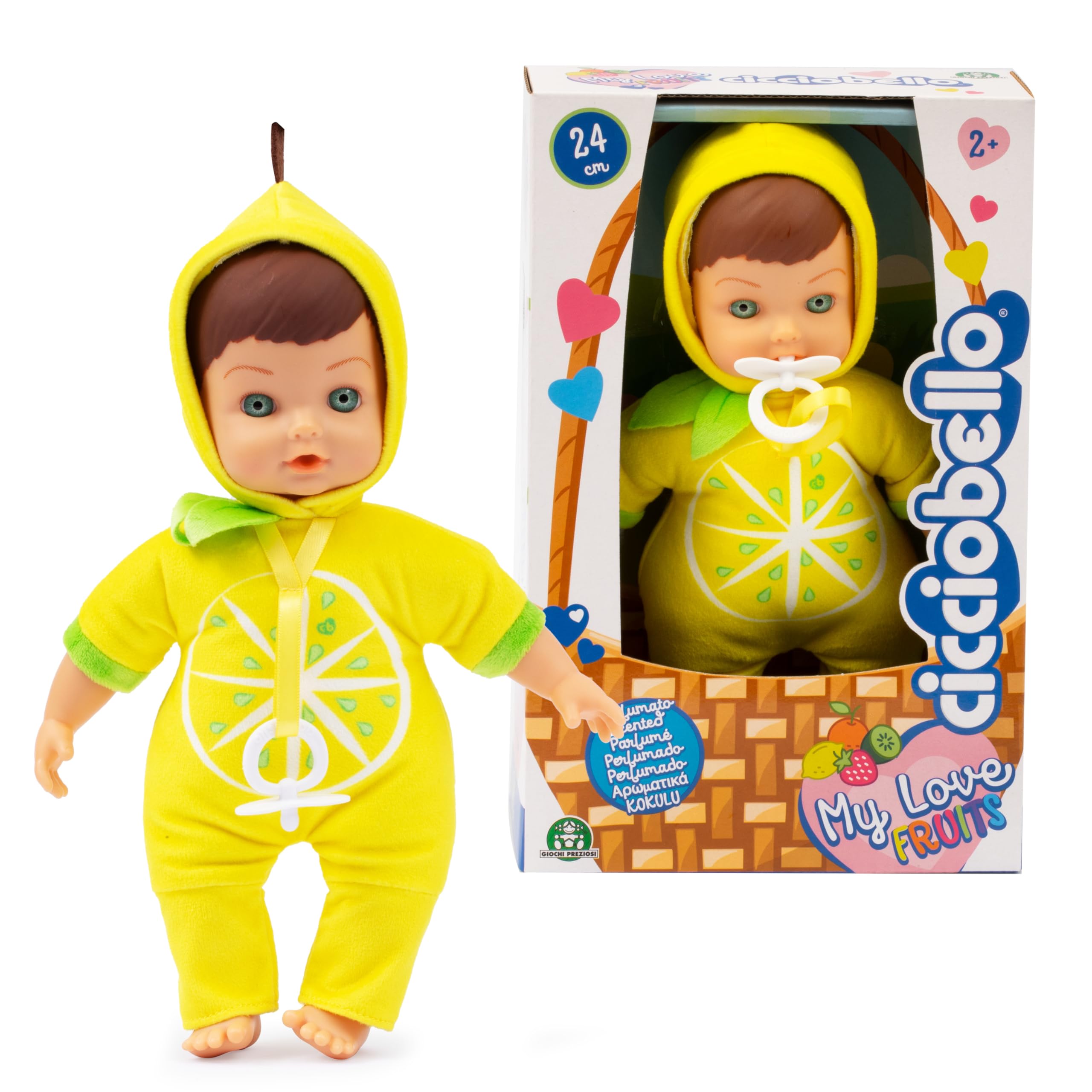 Cicciobello My Love Fruits bambolotto 24 cm Limone morbido
