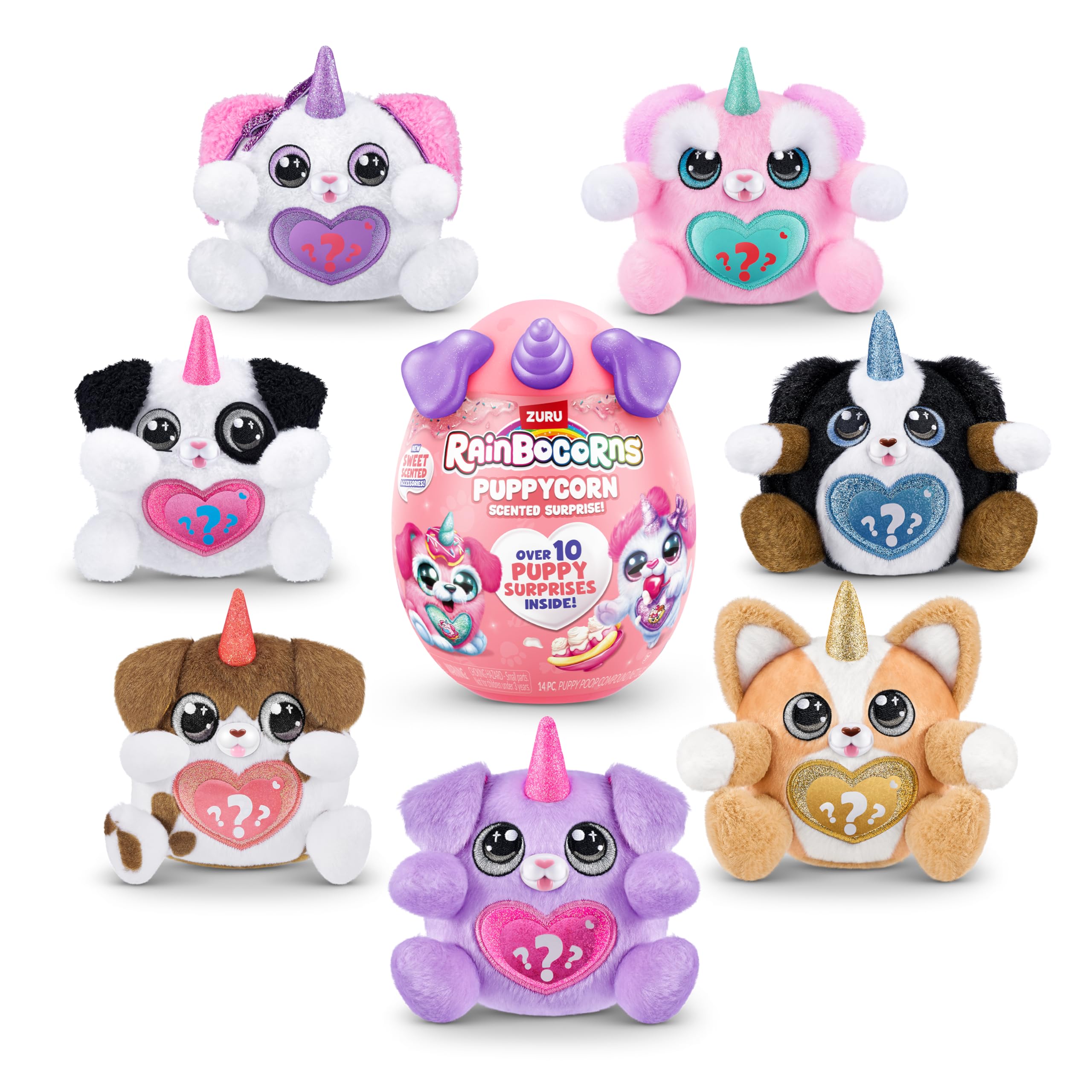 Rainbocorns Puppycorn Scent Surprise Dalmata peluche profumato