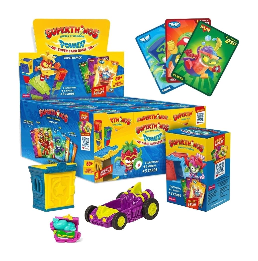 Superthings Power Card Game Hideout Pack 12 box carte