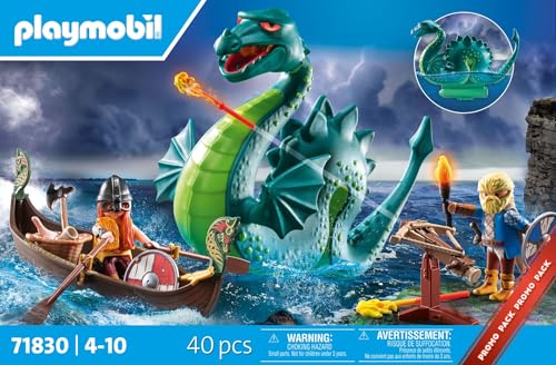 Playmobil 71830 Vichingo con Mostro Marino set drago nave