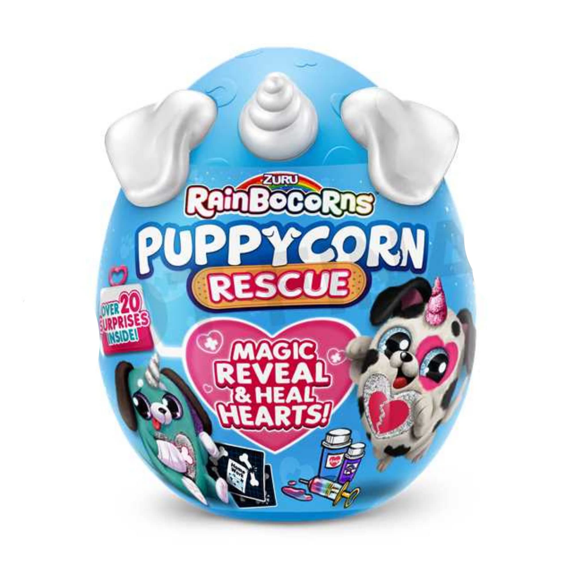 Rainbocorns Puppycorn Rescue peluche sorpresa uovo 12 sorprese