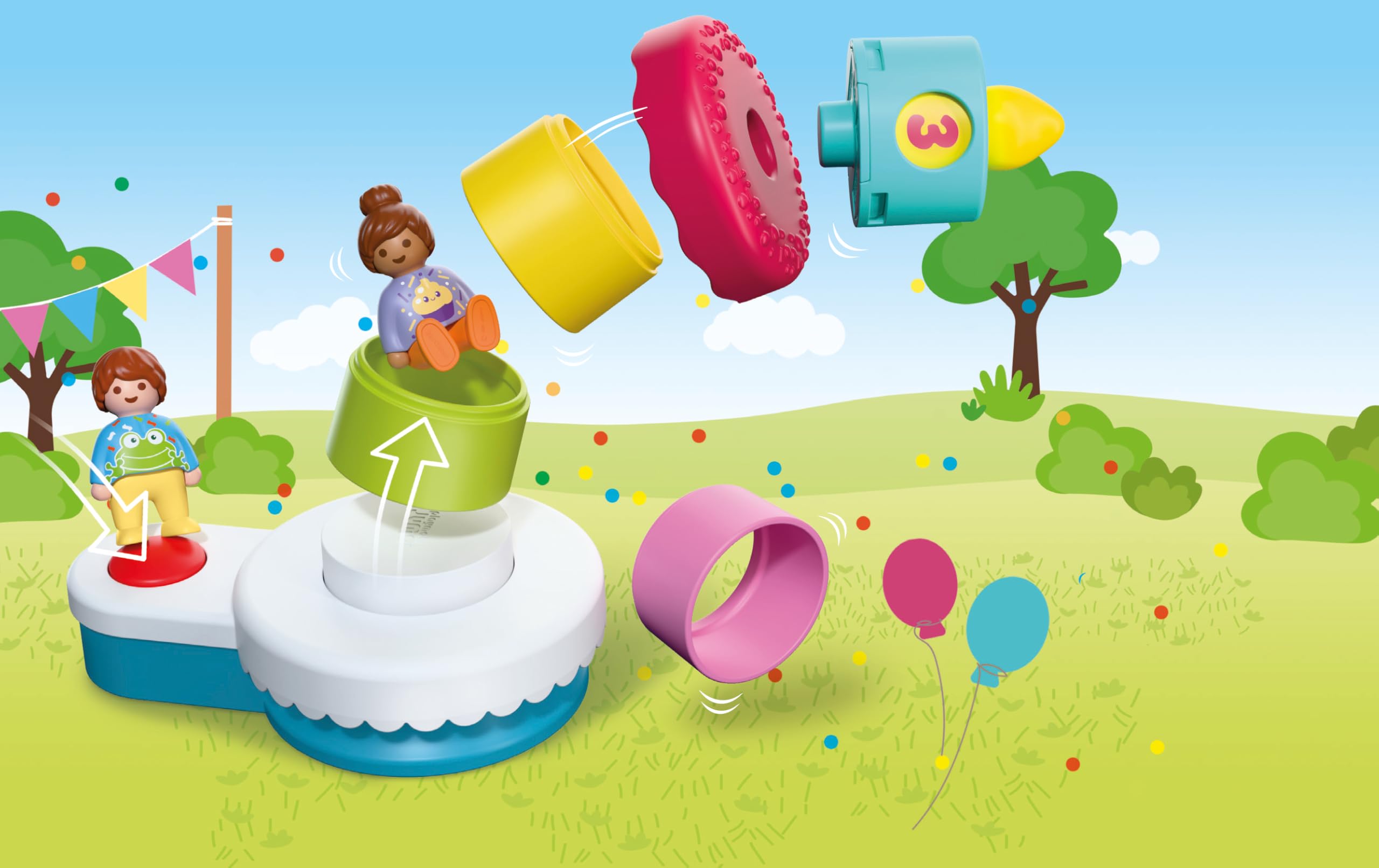 Playmobil Junior 72086 torta compleanno interattiva 1 anno