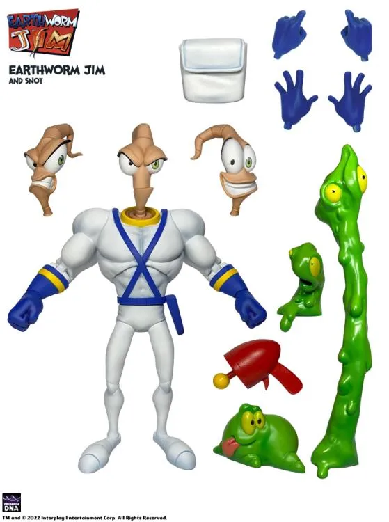 Premium DNA Earthworm Jim + Snot 1/12 Action Figure