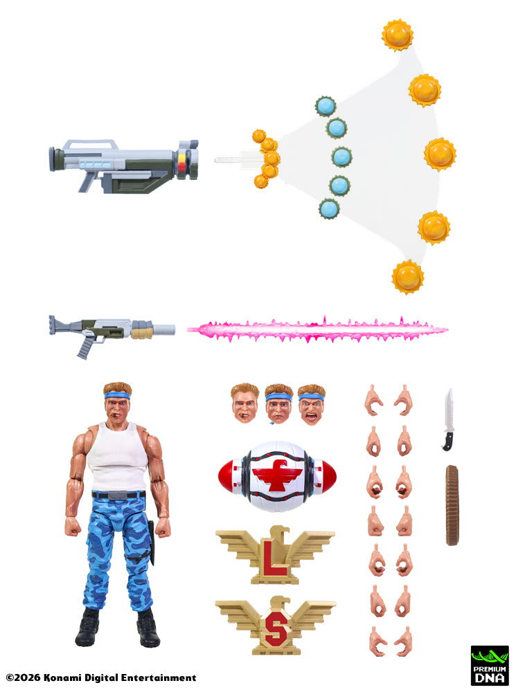 Premium DNA Contra NES Bill Rizer Maximum Payload action figure 1/12