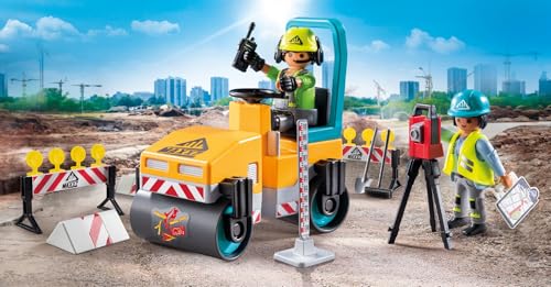 Playmobil Action Heroes 71751 cantiere stradale giocattolo