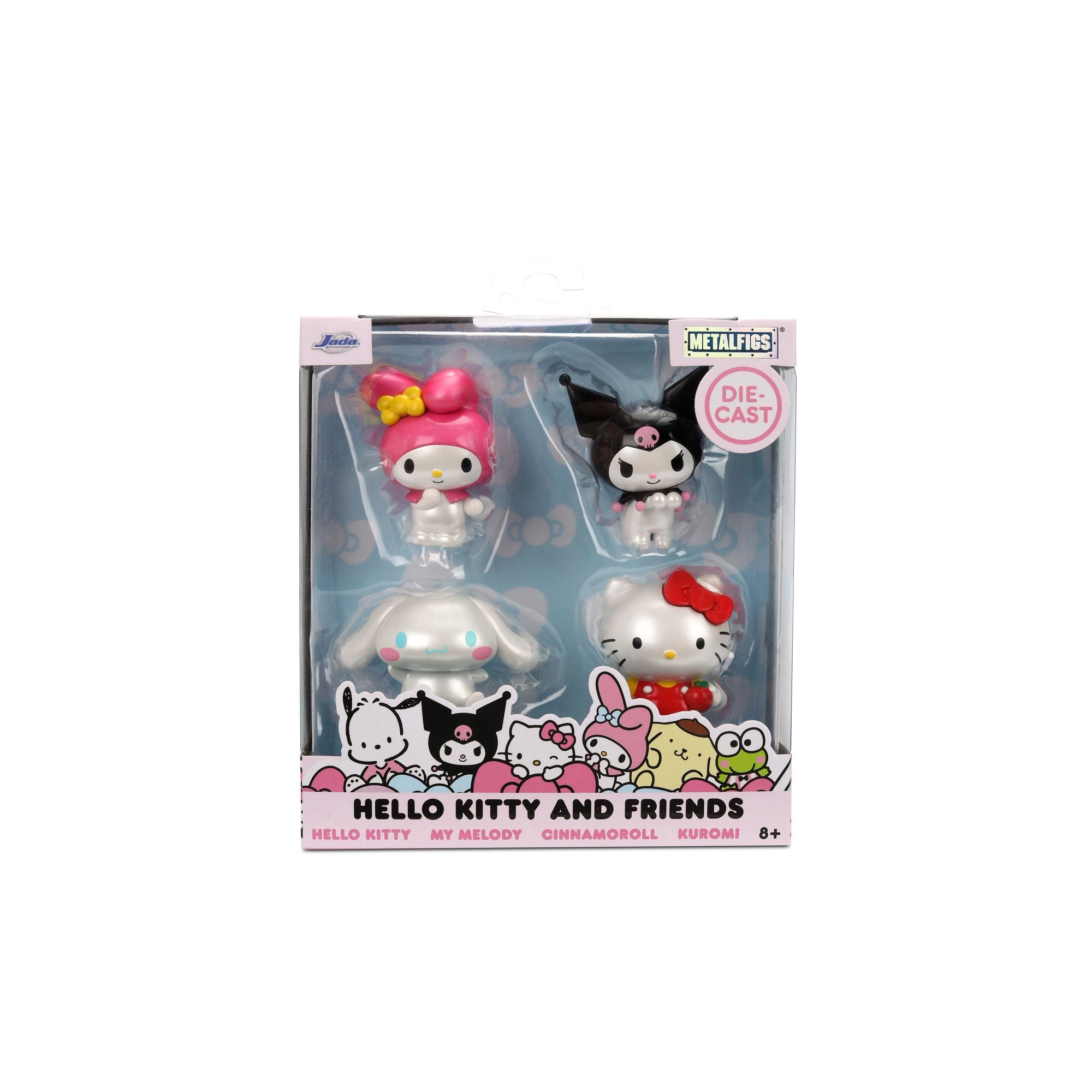 Jada Toys Sanrio Metalfigs W2 mini figure metallo 4pz Hello Kitty